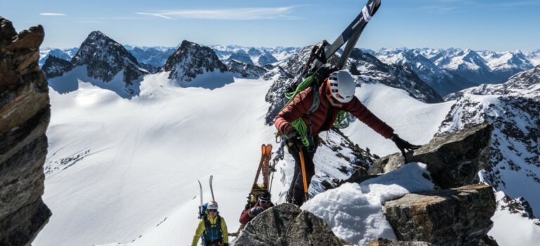 Skihochtouren mit den Youngsters von den Jungen Alpinisten der Alppenvereinsjugend des ÖAV